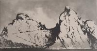 Skellig - North Landing by Norman Ackroyd CBE, RA, ARCA, RE, MA